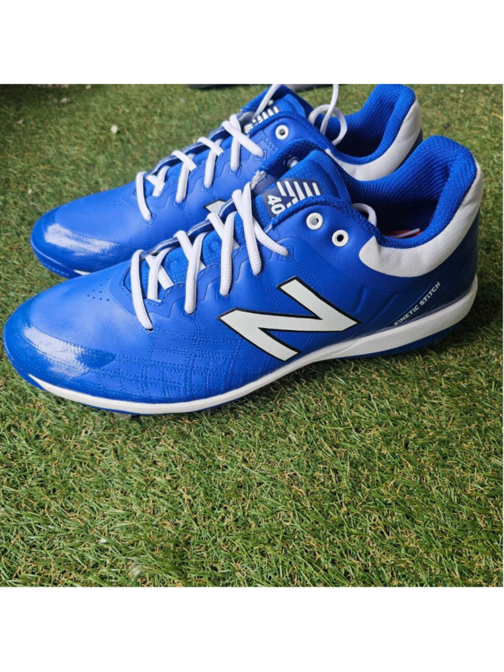 New Balance L4040V5 Metal Baseball Cleats - Royal Blue/White